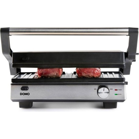 DOMO DO9287G Multifunktionaler Kontaktgrill 2-in-1 Grill & Waffeln Schwarz 1800W