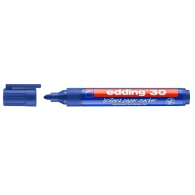 Edding 30 marcatore permanente Tipo di punta Blu (4-30003)
