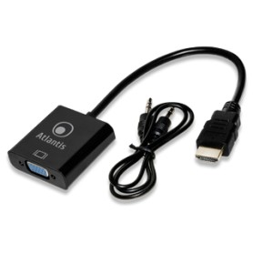 Atlantis Land A04-HDMI_VGA cavo e adattatore video Nero (A04-HDMI_VGA)