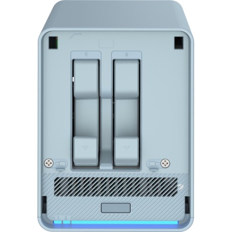 QNAP QMiroPlus-201W NAS Desktop Intel® Celeron® J4125 4 GB DDR4 0 TB QNAP Turbo System Blu (QMIROPLUS-201W)