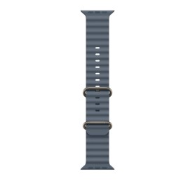 Apple Natural Titanium Finish Band Blu Fluoroelastomero, Titanio (MGCC4ZM/A)