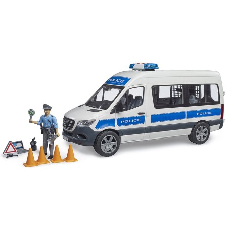 MB Sprinter Polizei Einsatzfahrzeug mit Light & Sound Modul (02683)