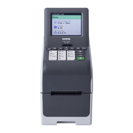Brother TD-2320DSA203 stampante per etichette (CD) Termica diretta 203 x 203 DPI 152 mm/s Cablato Collegamento ethernet LAN (TD2320DSA203Z1)