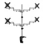 Sopar 23252 Supporti a parete per TV 58,4 cm (23") Scrivania Nero, Argento (8MN23252)