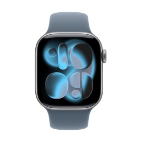 Apple Cinturino Sport blu salmastro (42 mm) - S/M (MFGE4ZM/A)