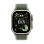 Apple Trail Loop verde/neon (49 mm) - S/M - Titanio naturale (MFT44ZM/A)