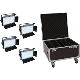 EUROLITE Set 4x LED PLL-480 CW/WW Panel + Case (20000898)