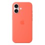 Apple Custodia MagSafe in silicone per iPhone 16 – Mandarancio (MDGN4ZM/A)