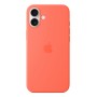 Apple Custodia MagSafe in silicone per iPhone 16 Plus – Mandarancio (MDGT4ZM/A)