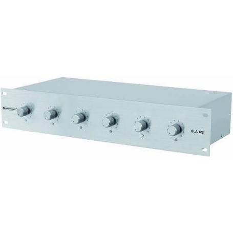 Omnitronic ELA 6S-Zonen LS-Regler 10W si (80711343)