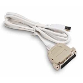 Intermec USB to Parallel Adapter cavo parallelo Bianco 1,8 m (203-182-110)