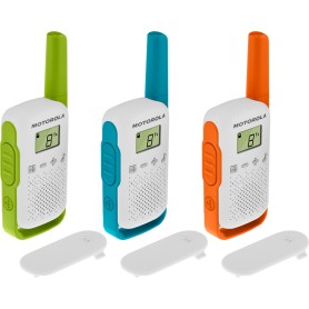 Motorola T42 ricetrasmittente 16 canali Blu, Verde, Arancione, Bianco (B4P00811MDKMAW) (59T42TRIPLEPACK)