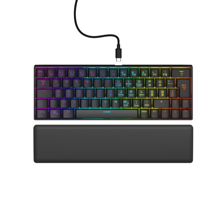 Hama Exodus 760 tastiera Gaming USB QWERTZ Tedesco Nero (00217828)