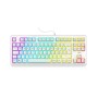 Hama Exodus 220 TKL tastiera Gaming USB QWERTZ Tedesco Bianco (00217819)