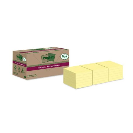 Post-It 7100284878 pouch autoadesiva Rotondo Giallo 70 fogli Autoadesivo (7100284878)
