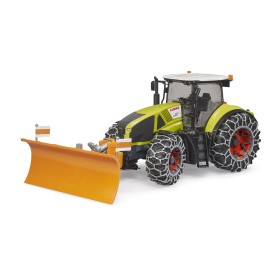BRUDER Claas Axion 950 with Snow Chains and Plough Blade (03018)