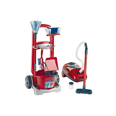 Theo Klein Vileda cleaning trolley + vakuum cleaner (6742)