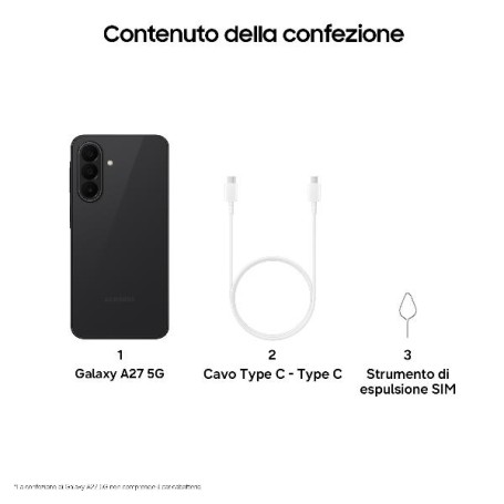 GALAXY A27 6GB 128GB BLACK (SM-A276BZKBEUE)