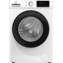Beko b100 BMX7126DB 7kg classe A bianco, inverter 1200 giri, display XL, oblò nero, funzione vapore (8785683200)