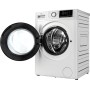 Beko b100 BMX7126DB 7kg classe A bianco, inverter 1200 giri, display XL, oblò nero, funzione vapore (8785683200)
