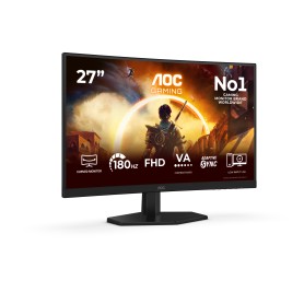AOC G4 27" IPS FHD 180Hz Monitor PC 68,6 cm (27") 1920 x 1080 Pixel Full HD LCD Nero, Rosso (C27G42FE)