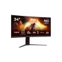 AOC G4 Gaming Monitor PC 86,4 cm (34") 3440 x 1440 Pixel Nero, Rosso (CU34G4ZCA)