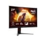AOC G4 Gaming Monitor PC 68,6 cm (27") 2560 x 1440 Pixel Nero, Rosso (CQ27G4Z2)