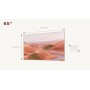 TCL Smart TV Art QLED 4K 65" 65A300W, Motion Clarity PRO, Dolby Vision IQ, HDR10+, Dolby Atmos, Controlli vocali, Google TV