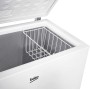 Congelatore a pozzetto Beko CF200CWN, larghezza 102,6 cm, capacità 198 L, colore bianco.