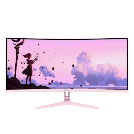 Arozzi Nova 34″ Curved Monitor PC 86,4 cm (34") 3440 x 1440 Pixel 4K Ultra HD LED Rosa (AZ-NO-34T2K165-PNK)