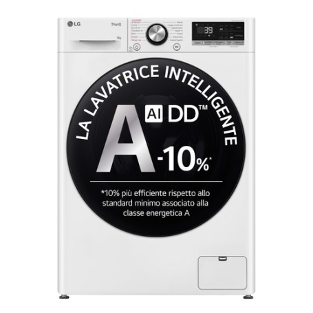 LG Lavatrice Serie R7 9 KG Cl. A -10% (F4R7009TSWB)
