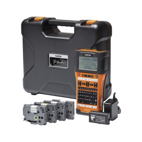 Brother PT-E550WSP stampante per etichette (CD) Trasferimento termico 180 x 360 DPI 30 mm/s Con cavo e senza cavo HSe/HGe/TZe Wi (PTE550WSP)