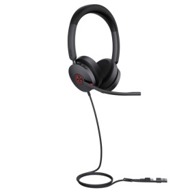 Yealink UH48 Dual Teams USB-C/A Auricolare Cablato A Padiglione Musica e Chiamate USB Type-C / USB Type-A Nero (1308153)