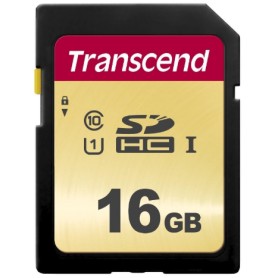 Transcend 16GB, UHS-I, SD SDHC Classe 10 (TS16GSDC500S)