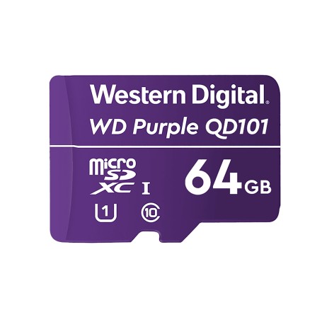 Western Digital WD Purple SC QD101 64 GB MicroSDXC Classe 10 (WDD064G1P0C)