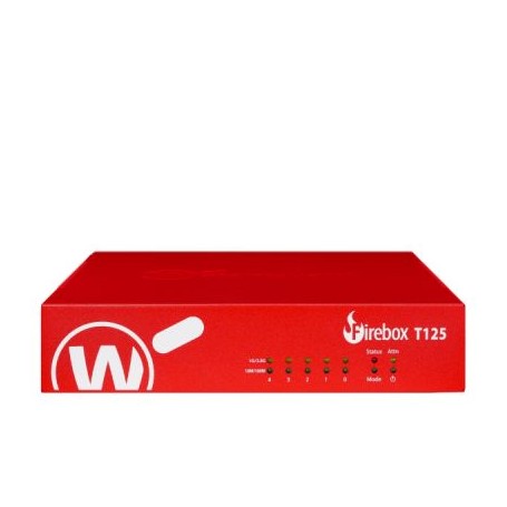 WATCHGUARD FIREBOX T125 WITH 1-YR STANDARD SUPPORT (WGT125001)