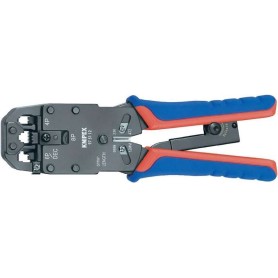 Knipex 97 51 12 97 51 12 D1 Crimpzange Modularstecker (Westernstecker) RJ10, RJ11, RJ12, RJ45