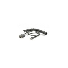Zebra CBA-RF3-C09ZAR cavo seriale Nero 2,8 m RS232 DB9
