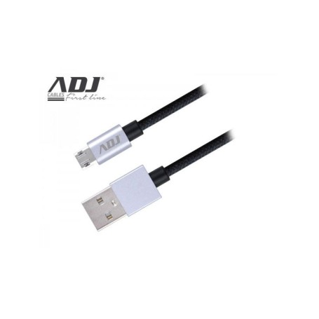 CAVO USB 2.0 A-MICRO A 1,5MT BK NYLON/CONN.REVERSIBILI AI219 ADJ (110-00089)