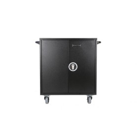 Leba NoteCart Flex Extended 32 (Schuko) Carrello per la gestione dei dispositivi portatili Nero, Grigio (NCF-E-32-SC)