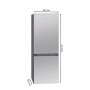 Bomann KG 322.1 frigorifero con congelatore Libera installazione 175 L D Acciaio inossidabile (732219)