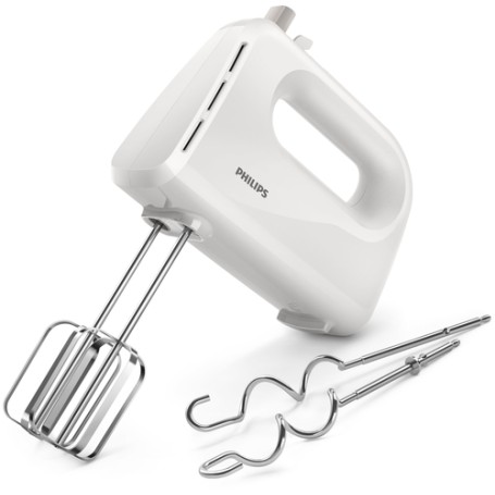 Philips Daily Collection Sbattitore elettrico da 300 W con fruste e ganci impastatori HR3705/00 (HR3705/00)