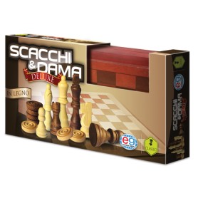 Editrice Giochi Dama & Scacchi in Legno deluxe (6036101)