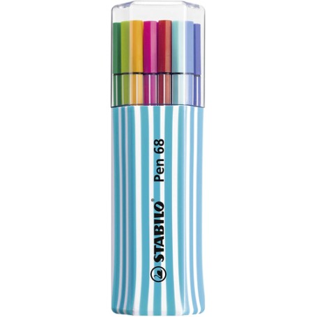 STABILO Pen 68 marcatore Medio Multicolore 15 pz (6815-01-3-5)