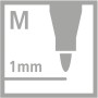 STABILO Pen 68 marcatore Medio Multicolore 15 pz (6815-01-3-5)