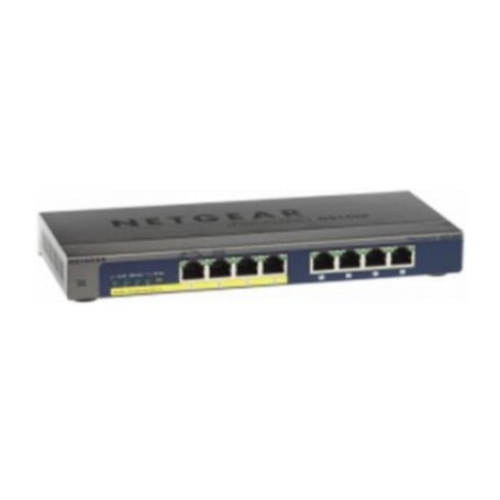 Netgear GS108PP Non gestito Gigabit Ethernet (10/100/1000) Supporto Power over Ethernet (PoE) Nero (GS108PP-100EUS)