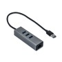 i-tec Metal U3METALG3HUB hub di interfaccia USB 3.2 Gen 1 (3.1 Gen 1) Type-A 5000 Mbit/s Grigio (U3METALG3HUB)