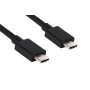 CLUB3D 0.8m, 2xUSB3.1-C cavo USB 0,8 m USB 3.2 Gen 2 (3.1 Gen 2) USB C Nero (CAC-1522)