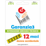 GARANZIA 3 Cover 250 - Danno Accidentale TV Fotografia Telefonia fino a 250,00 Euro (G3CPD250)
