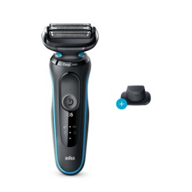 Braun Series 5 50-M1200S rasoio elettrico Trimmer Nero, Blu (50-M1200S)